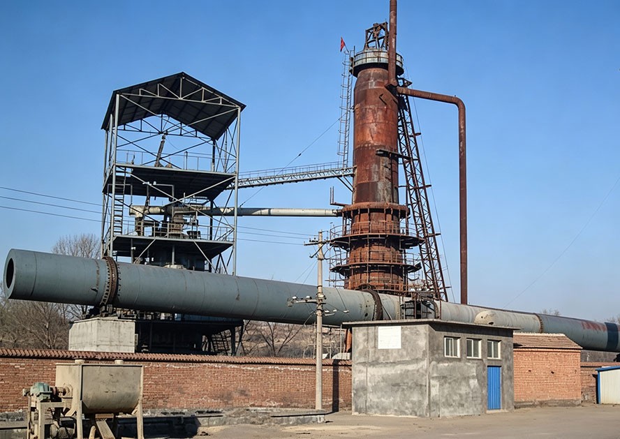 Линия производства извести на вращающейся печи мощностью 15 000 тонн/год в Янцюане