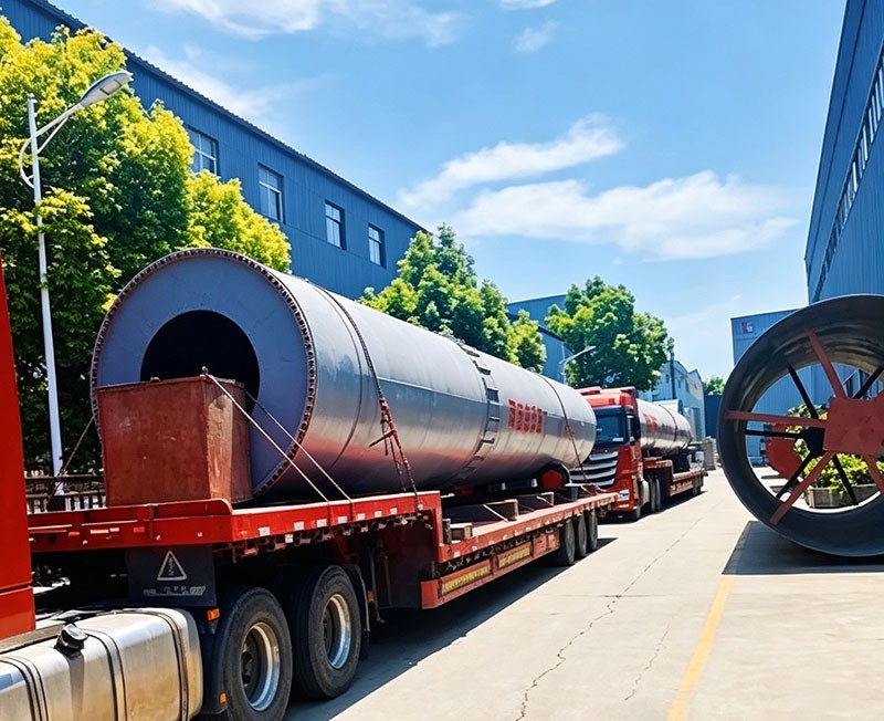Вращающаяся печь Φ2,2×45 м для переработки бурового шлама на водной основе — отгружена в Сычуань