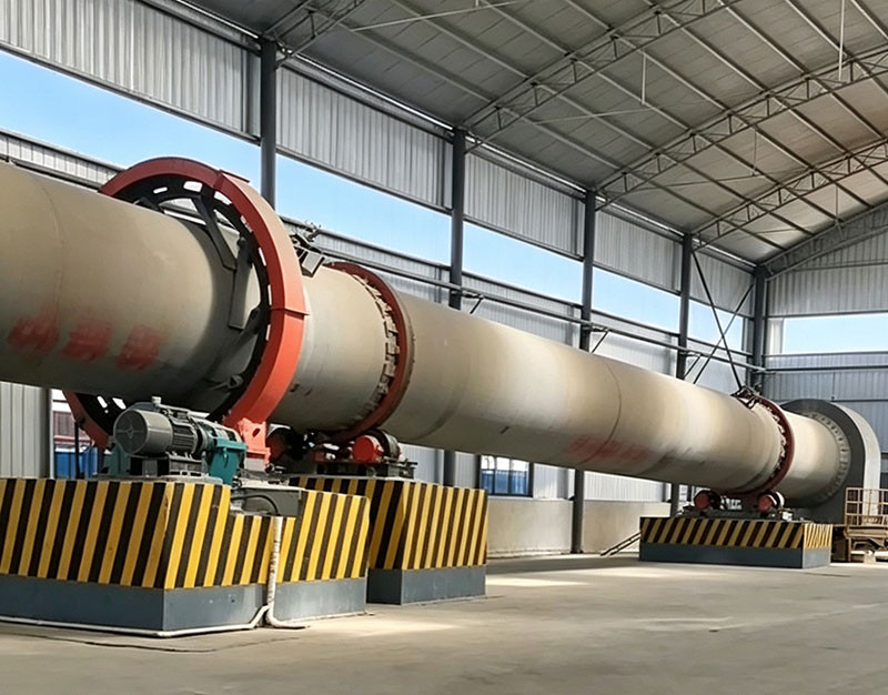 Вращающаяся печь для обжига катализаторов Φ 2,2×45 м — успешная пробная обкатка в Кайфыне